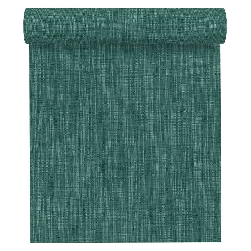 Tapeta Tuval ciemnozielona winylowa na flizelinie