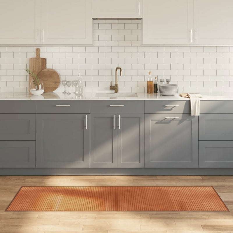 Dywan prostokątny, brązowy, 60x200 cm, bambusowy vidaXL