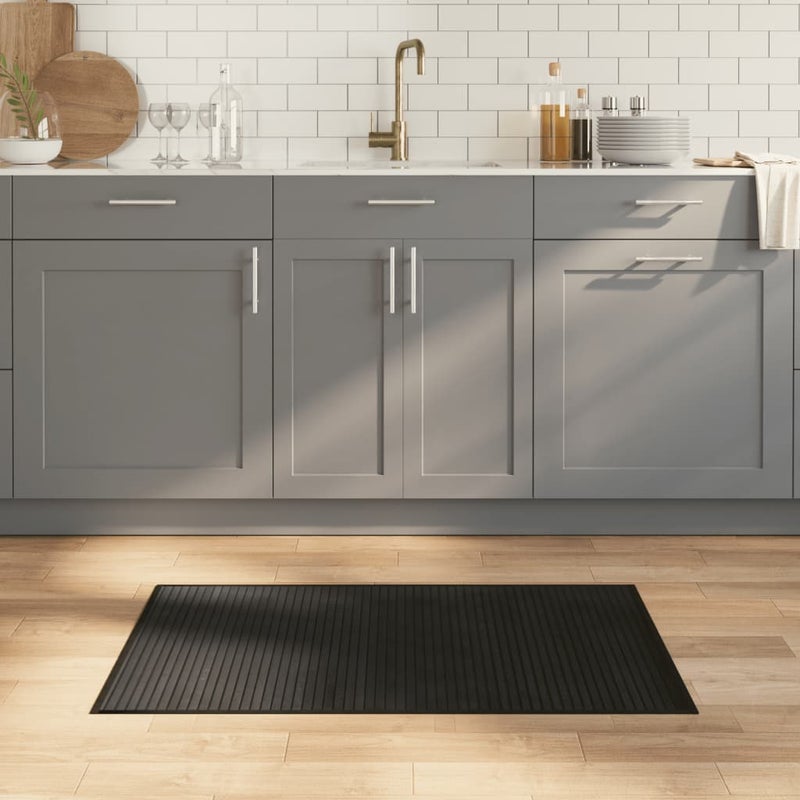 Dywan prostokątny, czarny, 60x100 cm, bambusowy vidaXL