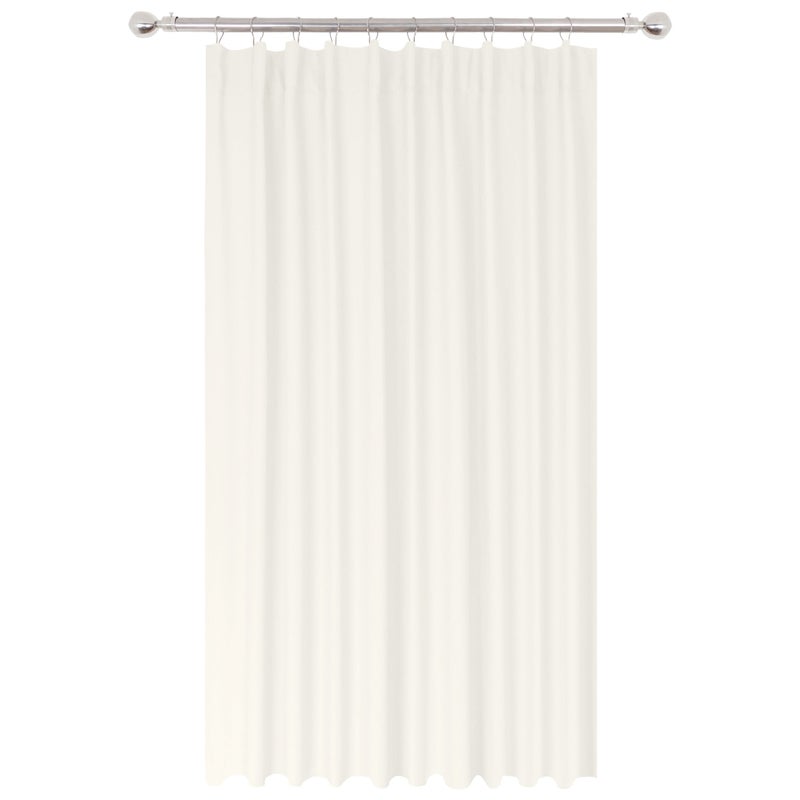 Zasłona na taśmie marszczącej Kalpe bawełniana INSPIRE biała 140x280cm