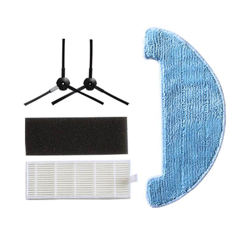 Pasuje do akcesoriów zamiatarki Jeberly A4S: szczotki obrotowej, szczotki głównej, filtra, ściereczki, szczotki bocznej