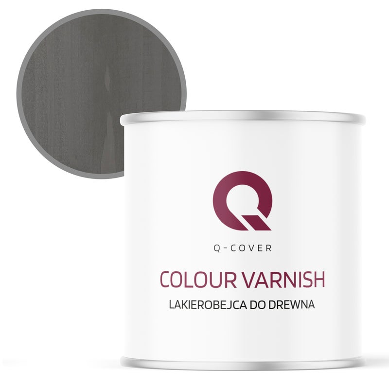 Lakierobejca do Drewna 3w1 Q-Cover Antracyt Półmat 2.5L