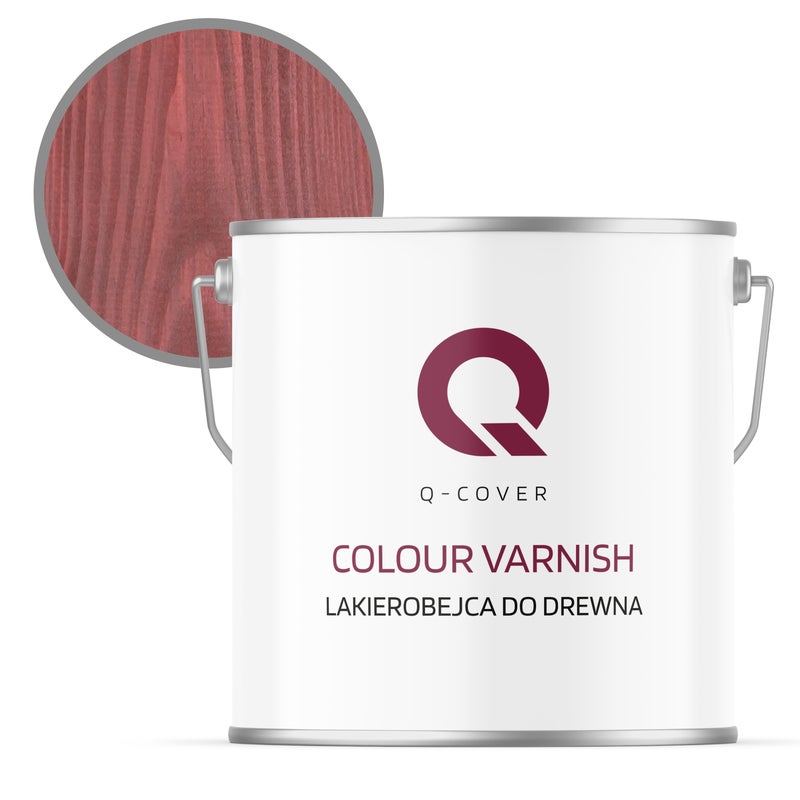 Lakierobejca do Drewna 3w1 Q-Cover Wiśnia japońska Satyna 5L