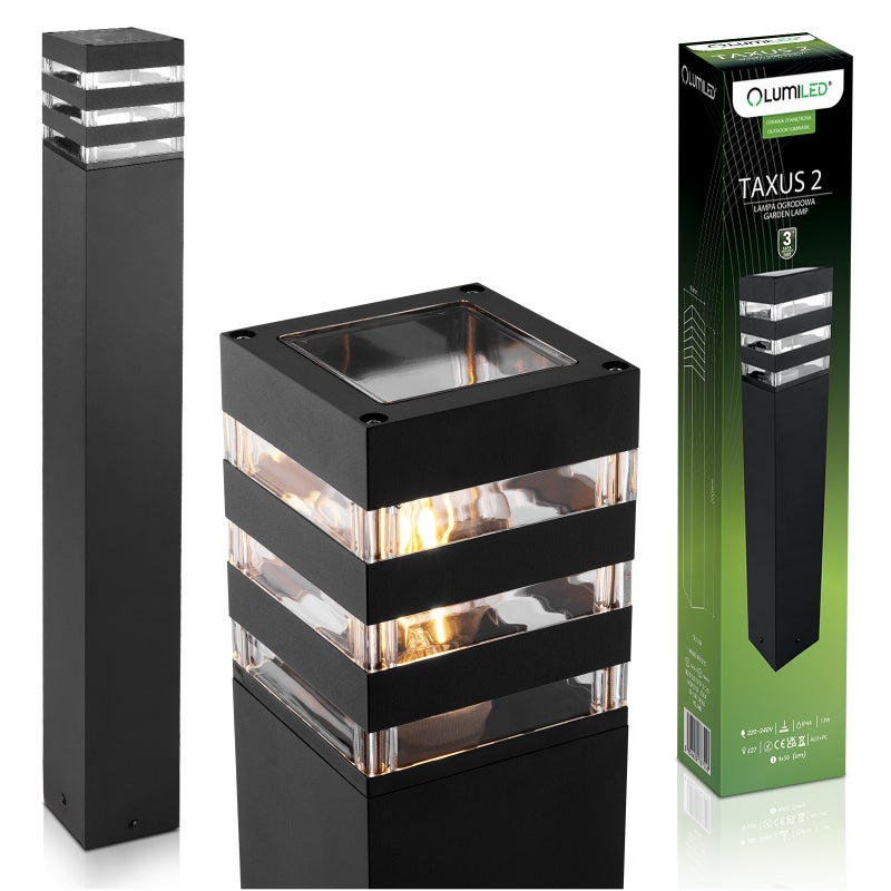 Lampa Ogrodowa Lumiled Słupek Zewnętrzny Stojący E27 LED 50cm 1 szt.