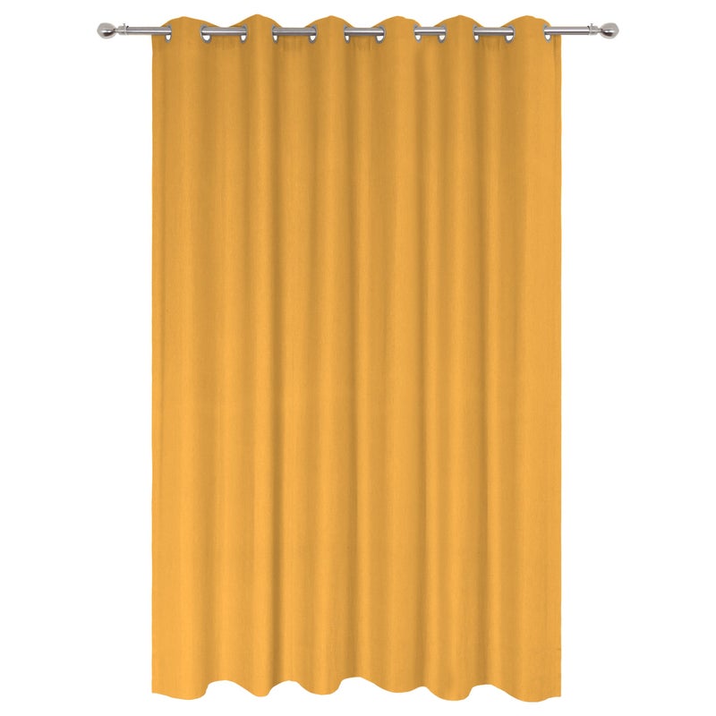 Zasłona na przelotkach Kalpe bawełniana INSPIRE żółty solemio 200x280cm