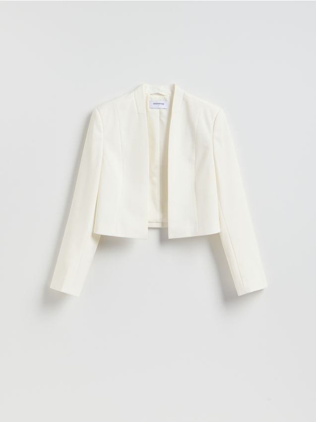 Reserved - Krótka marynarka - biały