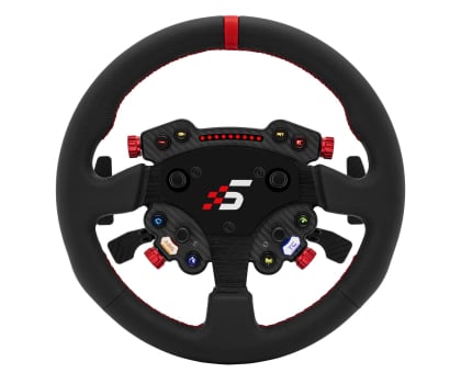SIMAGIC GT1 Round Steering Wheel, GT Pro HubK Shifter, QR70 GTPRO-R(K)(LEATHER)