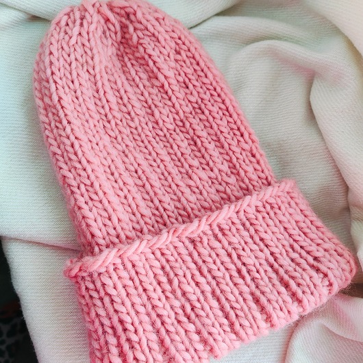 Wełniana czapka pastelowa WOOLLY pastel love