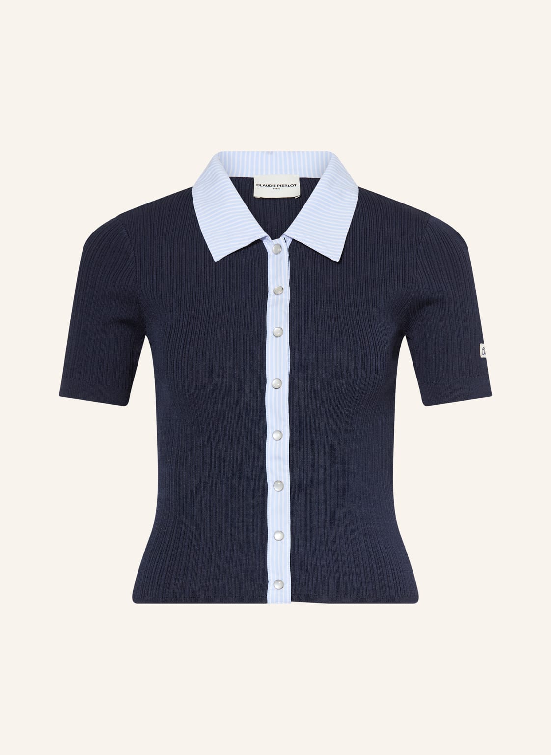Claudie Pierlot Kardigan Z Mieszanki Materiałów blau