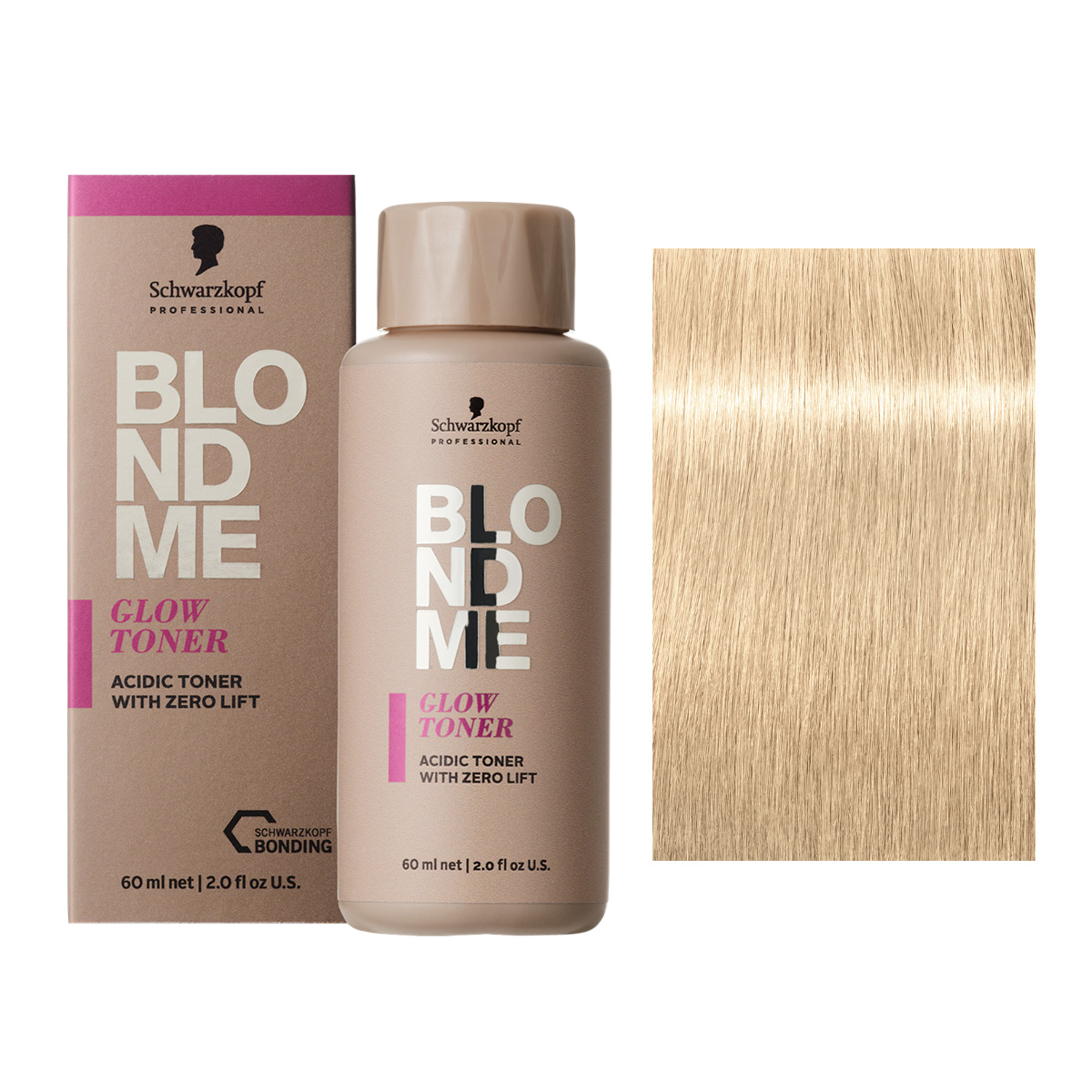 Schwarzkopf BlondMe Glow Toner, demi-permanentny toner do włosów, frosty gold, 60ml