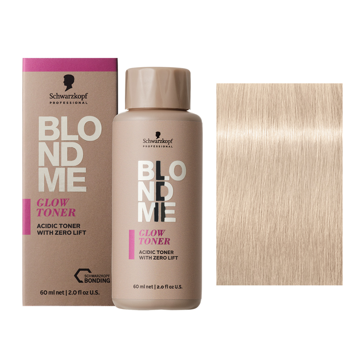 Schwarzkopf BlondMe Glow Toner, demi-permanentny toner do włosów, pearl glaze, 60ml