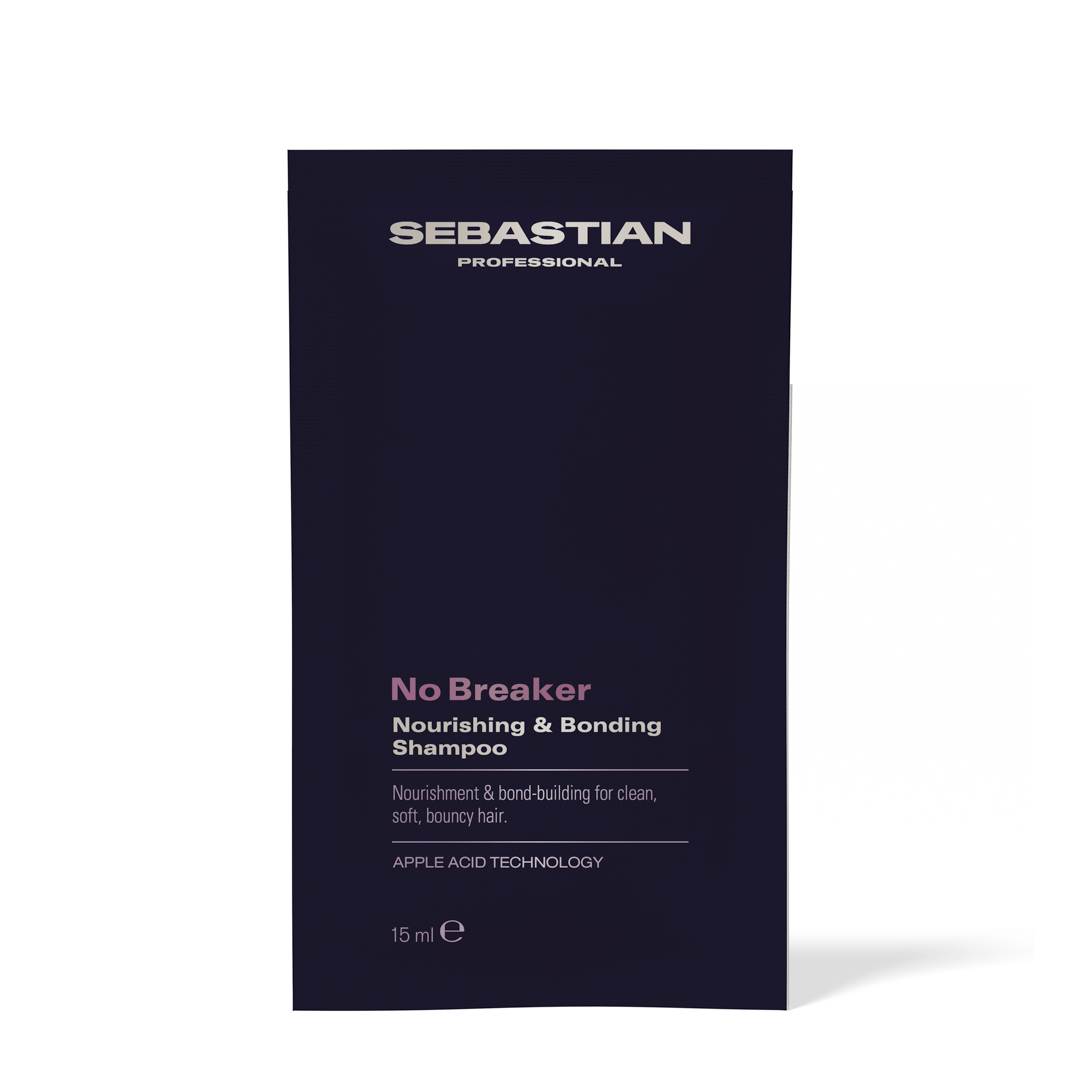 Sebastian No Breaker Sachet Shampoo, szampon odbudowujący wiązania włosów, 15ml
