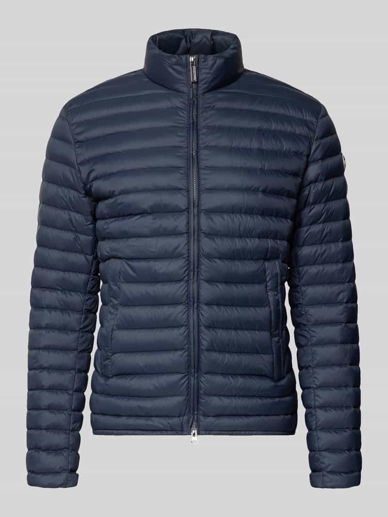 Kurtka pikowana z błyskawicznym zamkiem dwustronnym