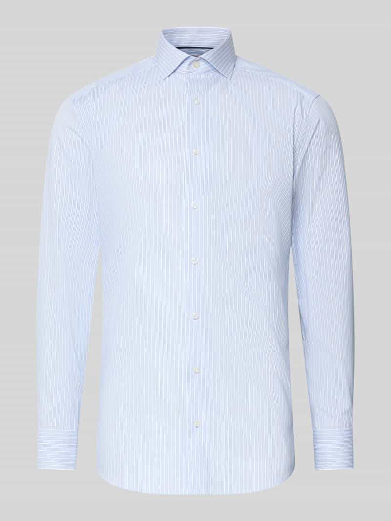 Koszula biznesowa o kroju regular fit z kołnierzykiem typu kent