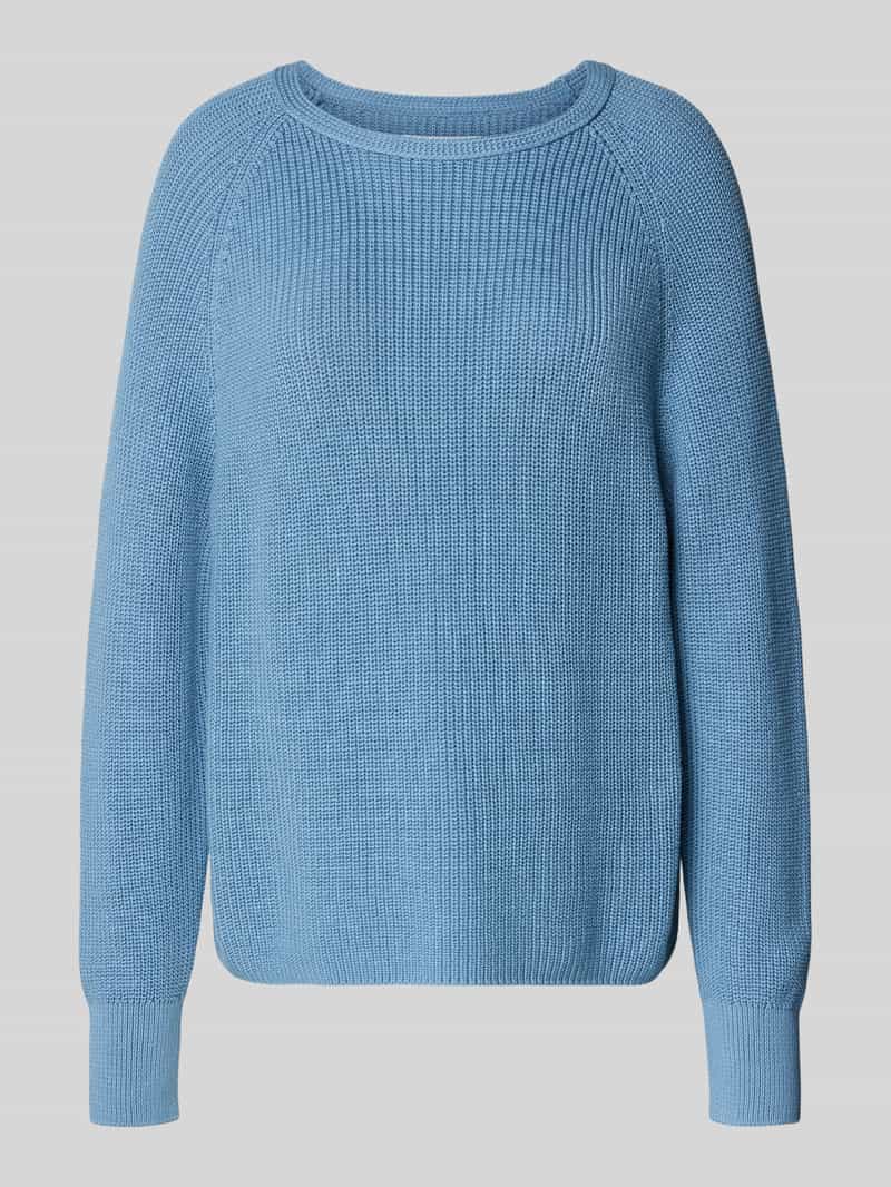 Sweter z dzianiny o kroju regular fit z czystej bawełny