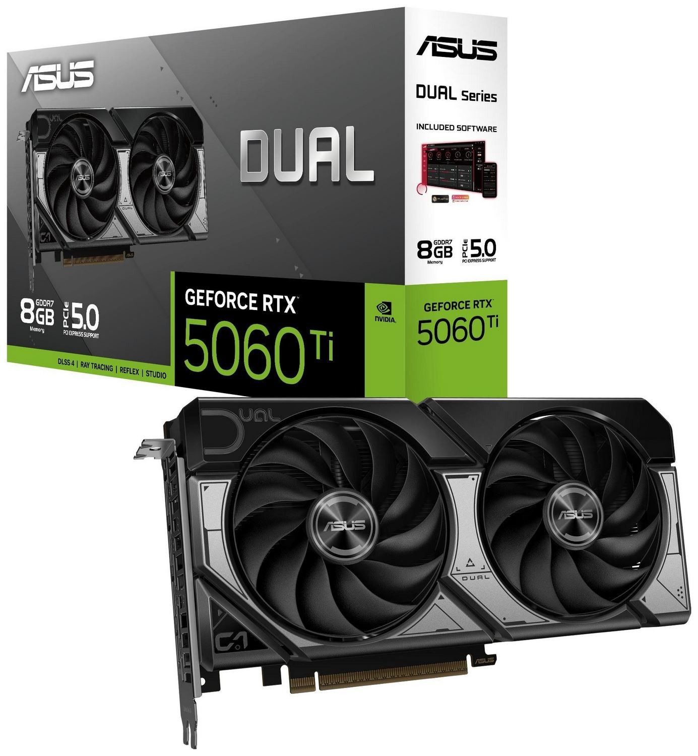 ASUS GeForce RTX 5060 Ti DUAL 8GB DLSS 4 DUAL-RTX5060TI-8G