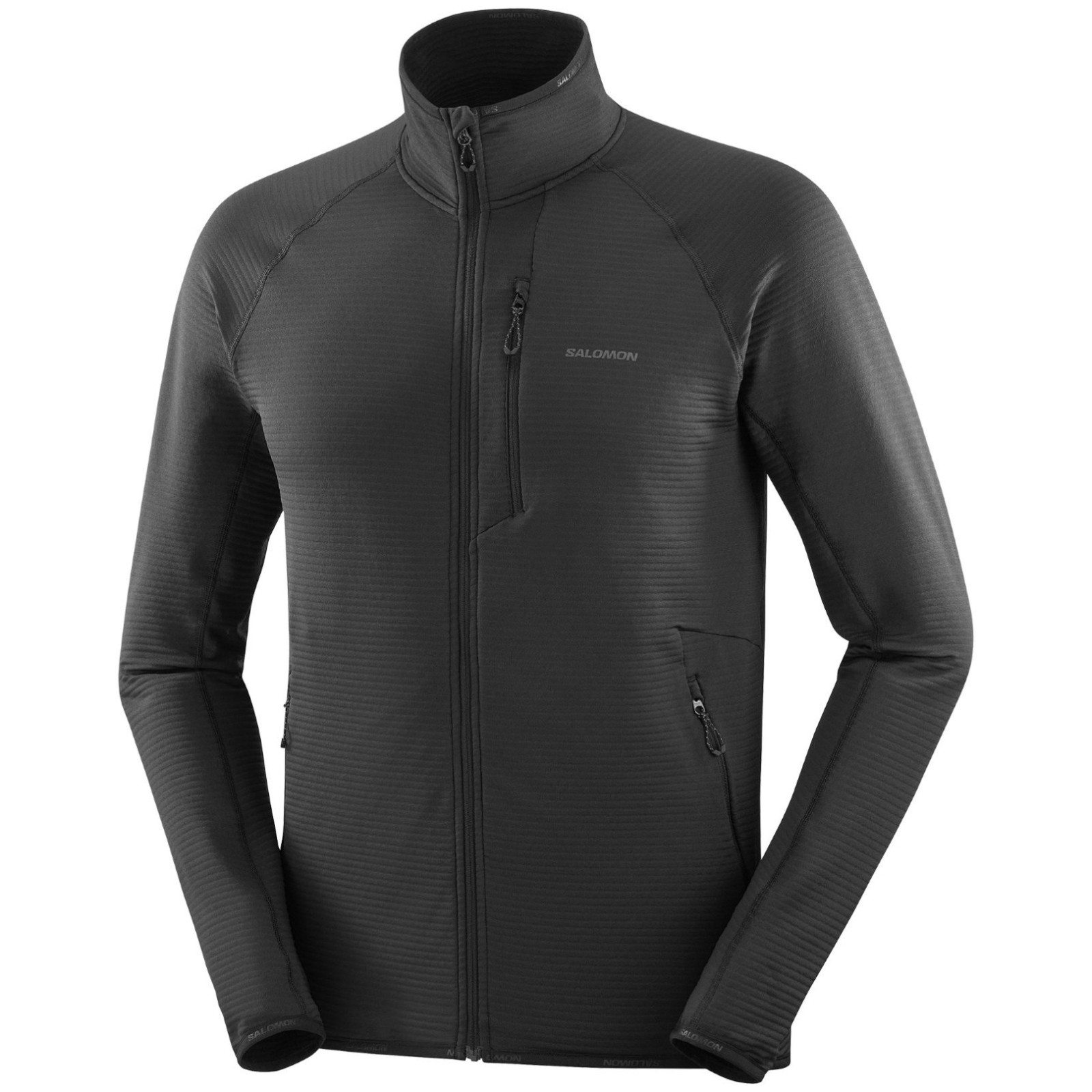 Męska bluza Salomon Essential Lightwarm FZ M Rozmiar: XXL / Kolor: czarny