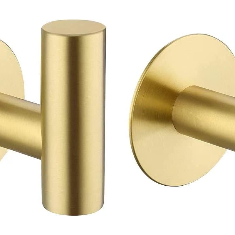 2-częściowe samoprzylepne wieszaki na ręczniki łazienkowe montowane na ścianie, uchwyt na ręczniki ze stali nierdzewnej, bez wiercenia, do kuchni