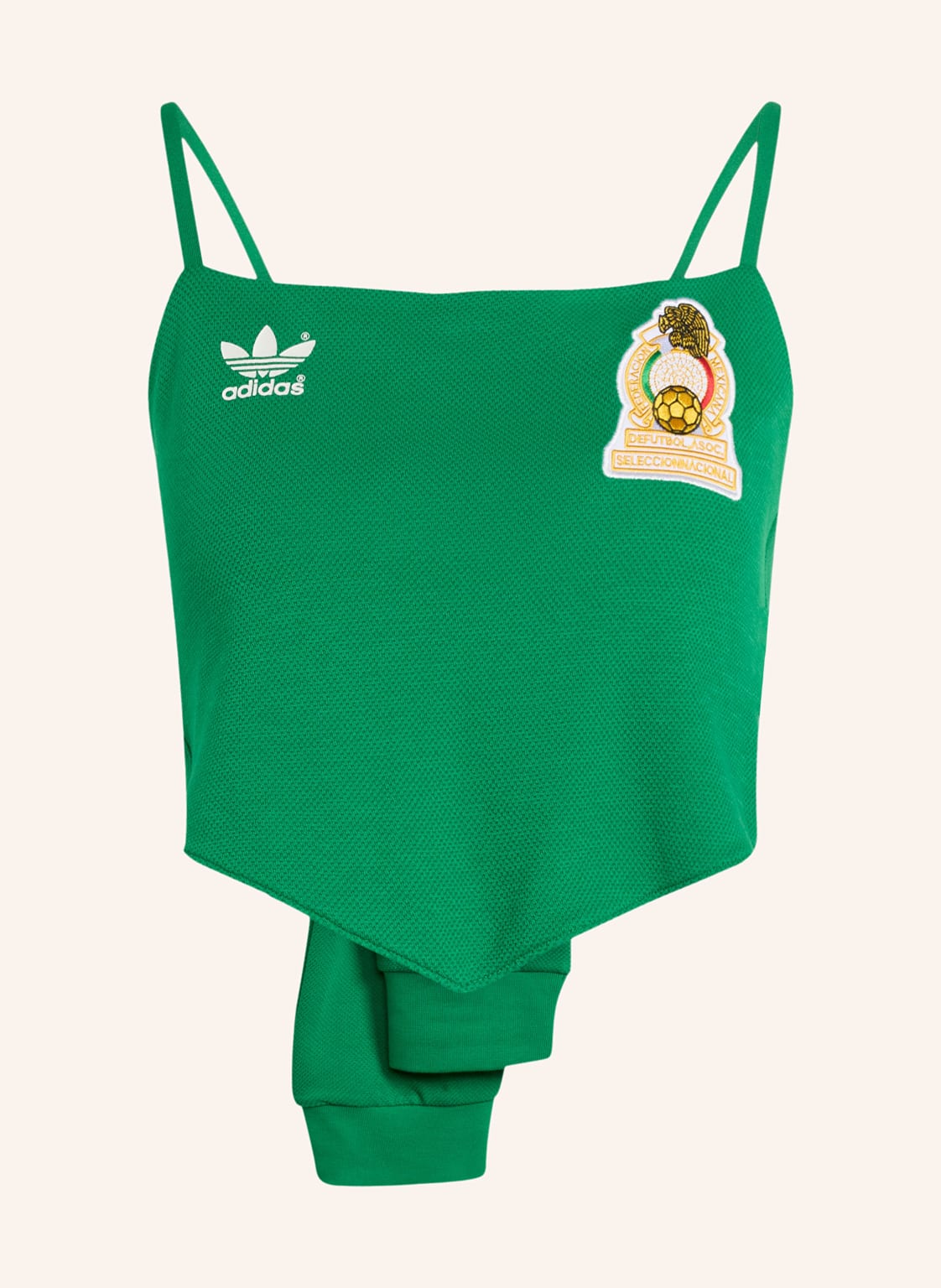 Adidas Krótki Top Mexico Reconstructed Bringback gruen