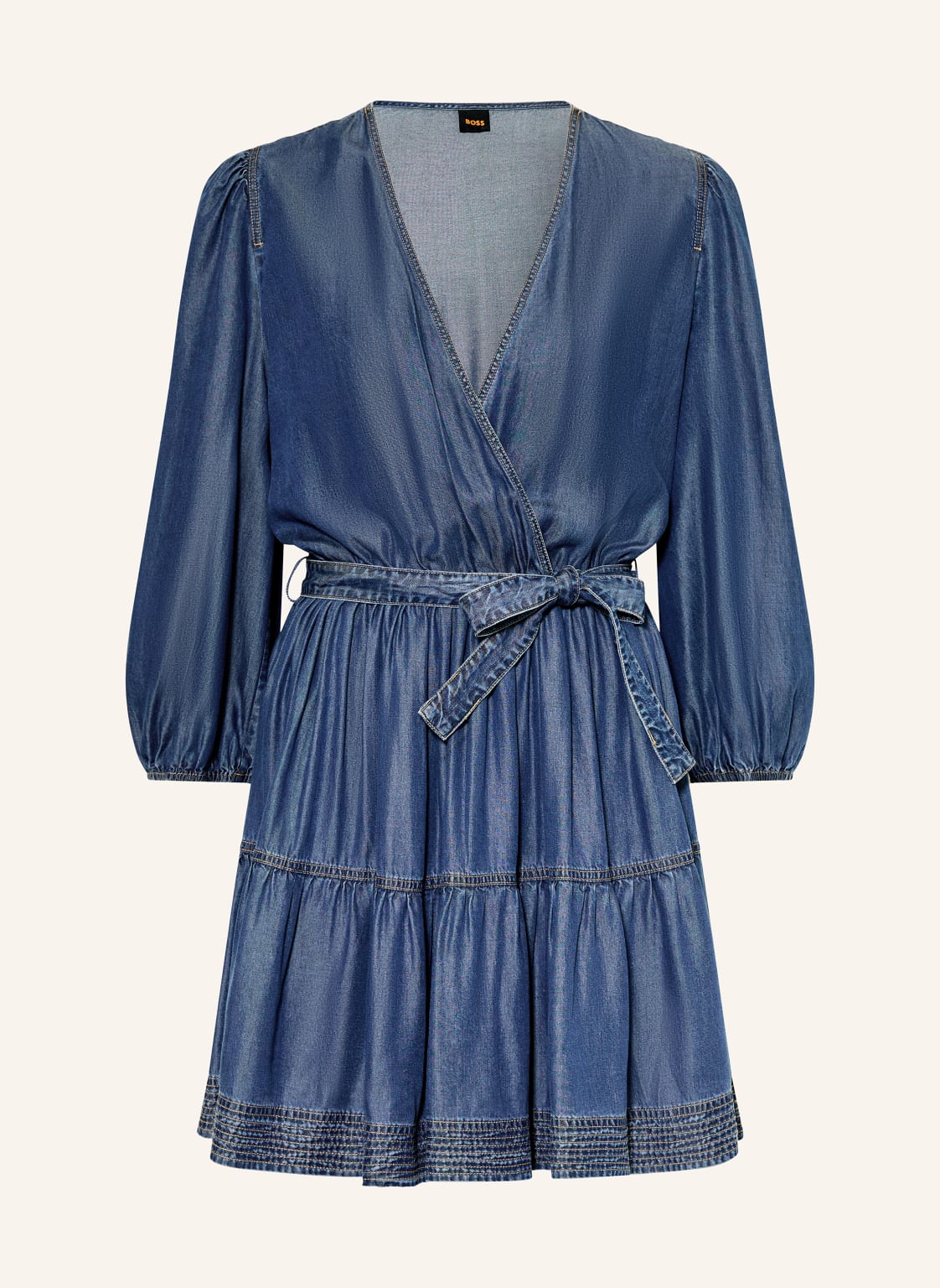 Boss Sukienka Dardy W Stylu Jeansowym blau