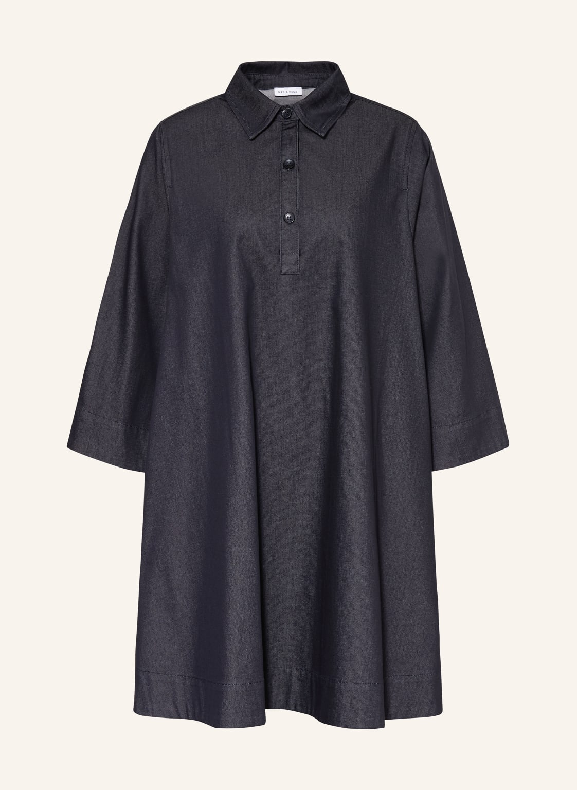 Mrs & Hugs Sukienka Koszulowa W Stylu Jeansowym blau