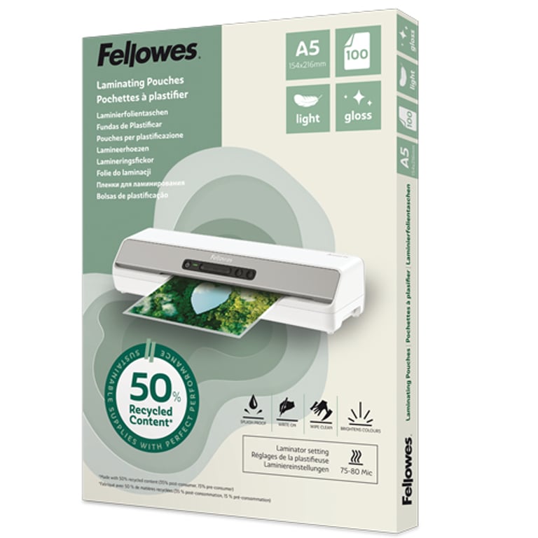 Fellowes 100143440 folia do laminowania 100 szt.