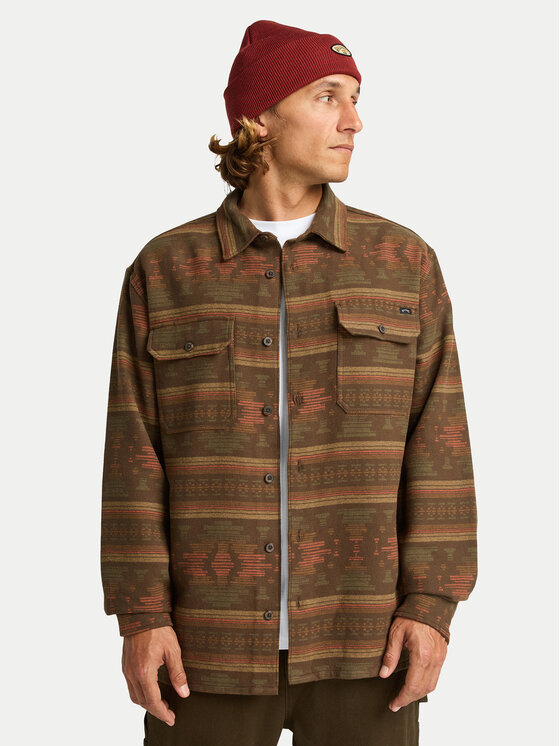 Billabong Koszula Offshore EBYWT03013 Brązowy Regular Fit
