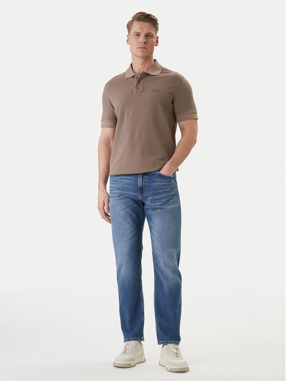 BOSS Jeansy Maine 50555294 Niebieski Regular Fit