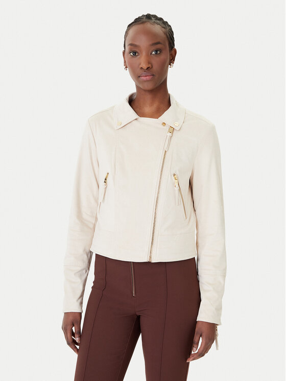 Rinascimento Kurtka przejściowa CFC0124660003 Écru Regular Fit