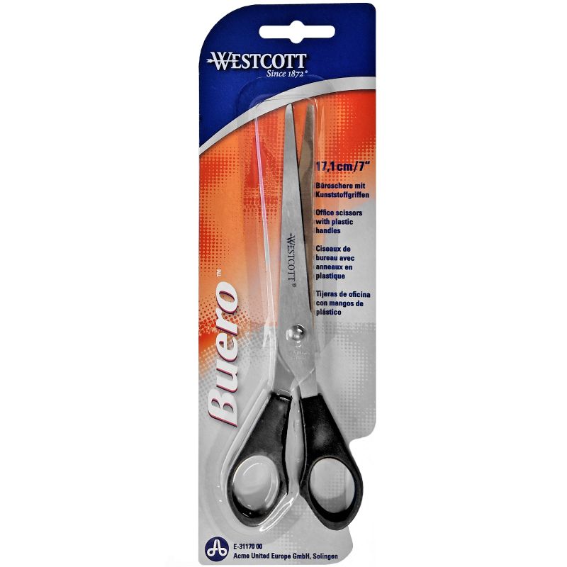 Westcott Nożyczki biurowe 18cm czarne