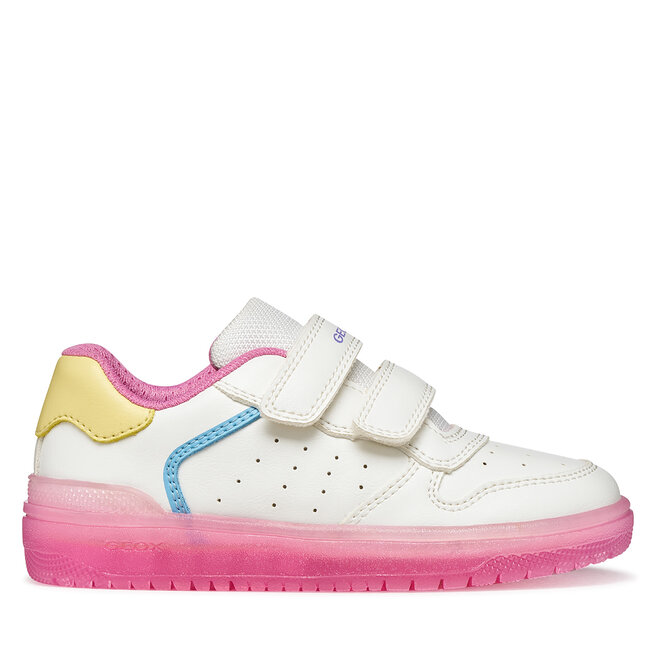 Sneakersy Geox J Washiba Girl J45HXB 0003W C1364 S Biały