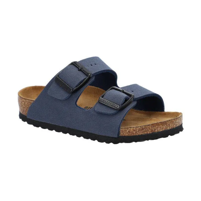 Birkenstock Klapki z dodatkiem skóry