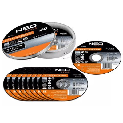 NEO TOOLS Tarcza do cięcia 55-570 115 mm (10 szt.)