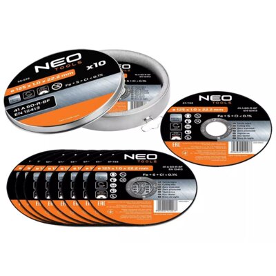 NEO TOOLS Tarcza do cięcia 55-572 125 mm (10 szt.)