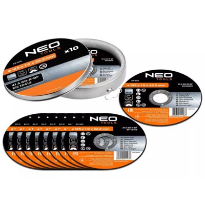 NEO TOOLS Tarcza do cięcia 55-576 125 mm (10 szt.)