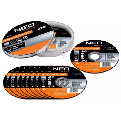 NEO TOOLS Tarcza do cięcia 55-574 115 mm (10 szt.)