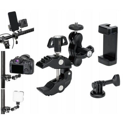 Zestaw montażowy do kamer sportowych i akcesoriów JJC MFC-K1