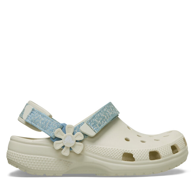 Klapki Crocs Clsc Dnm Flwr Adj BackstrapCgK 212511 Szary