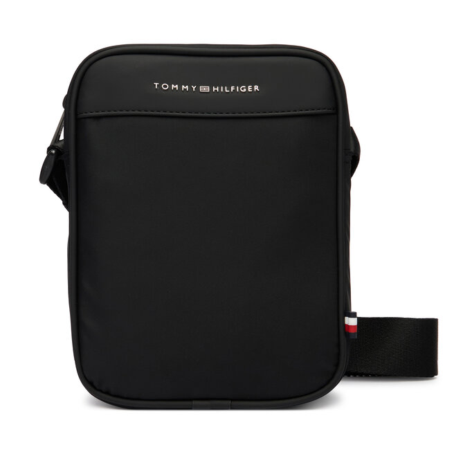 Saszetka Tommy Hilfiger Th Repreve Mini Reporter AM0AM14150 Czarny