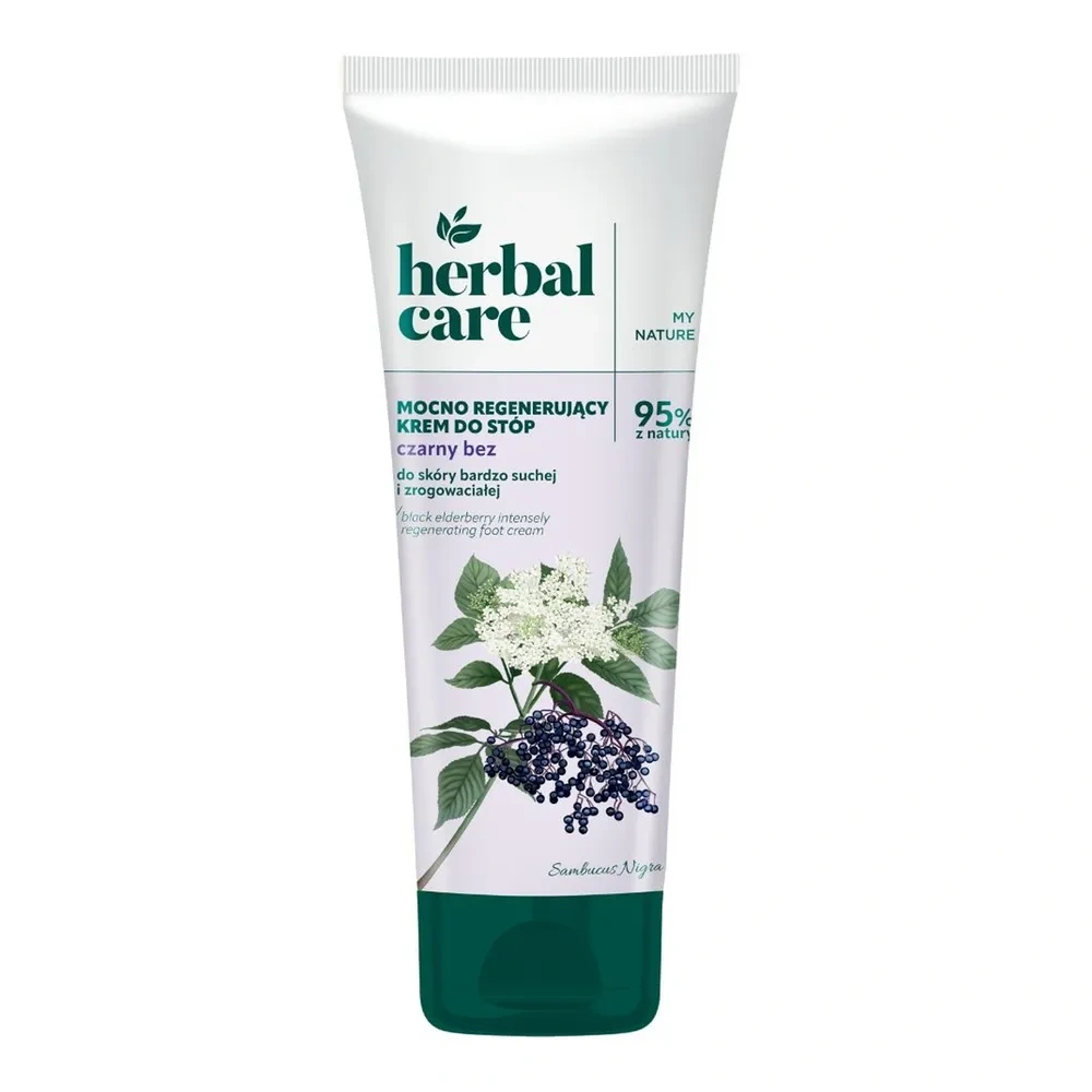 Farmona Herbal Care mocno regenerujący krem do stóp Czarny bez 100 ml