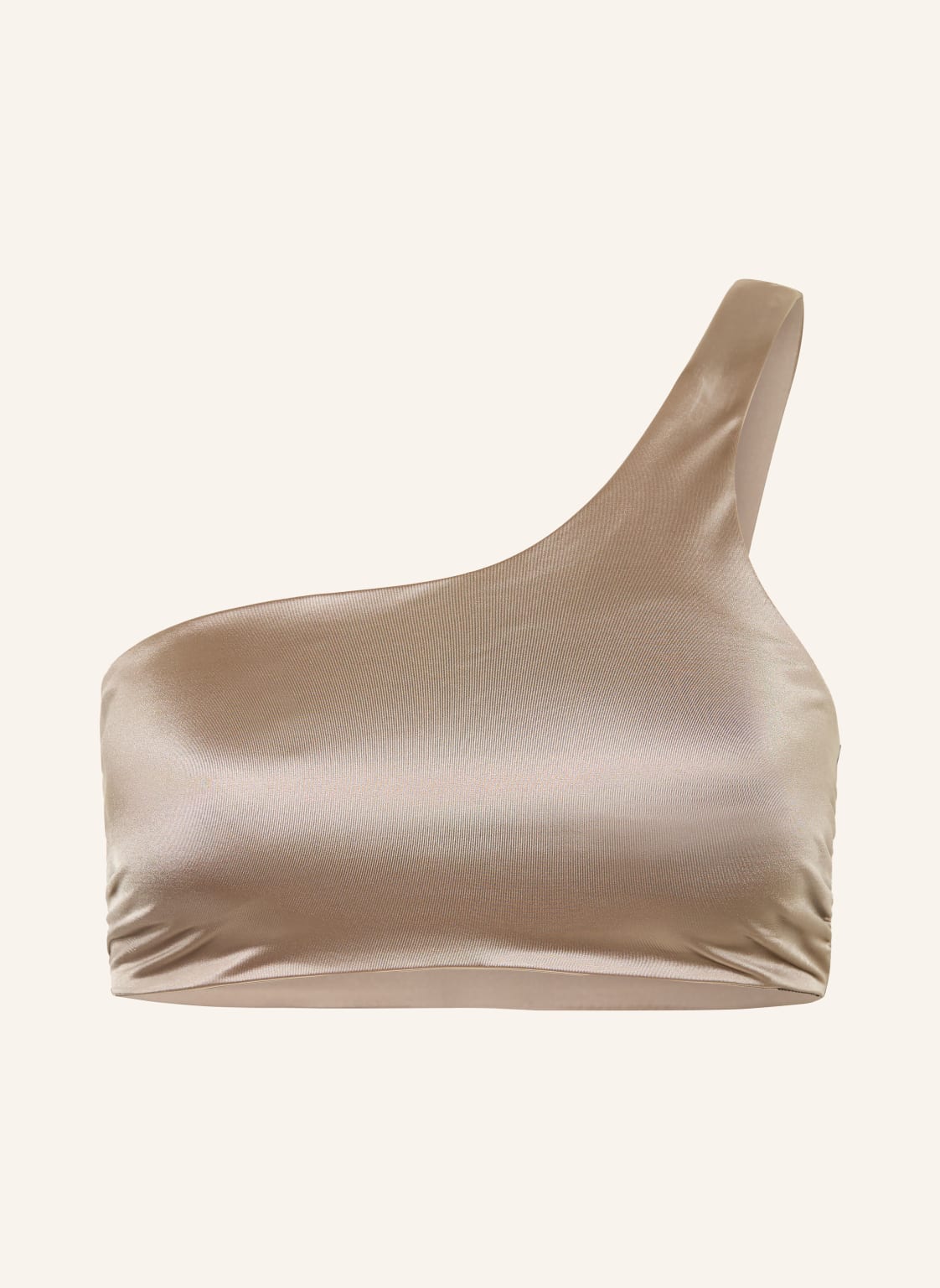 Calvin Klein Jednoramienny Top Bikini Ck Shine braun