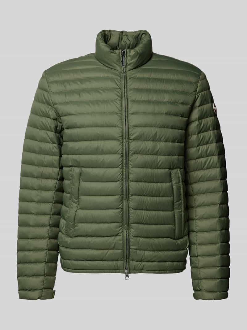 Kurtka pikowana z błyskawicznym zamkiem dwustronnym