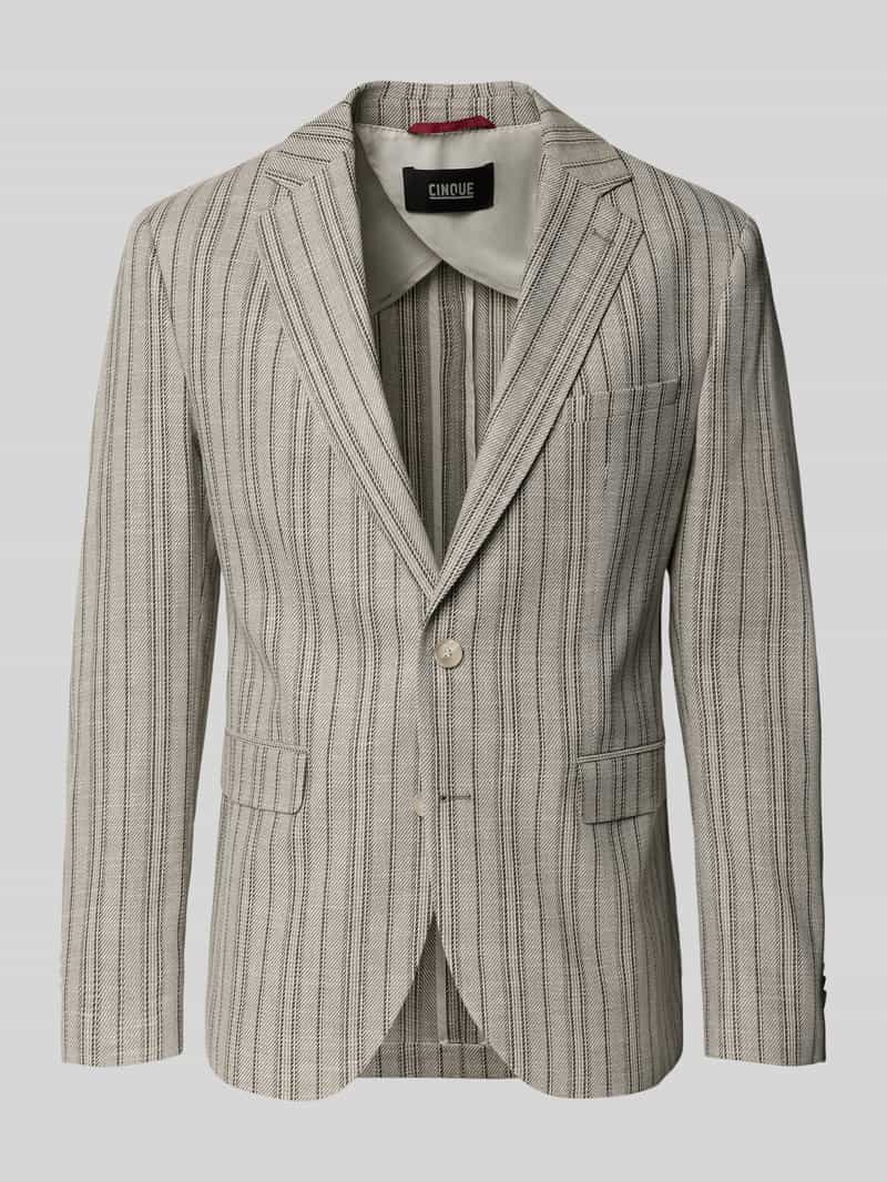 Marynarka na dwa guziki o kroju slim fit z kieszeniami z patką model ‘CIDATA’