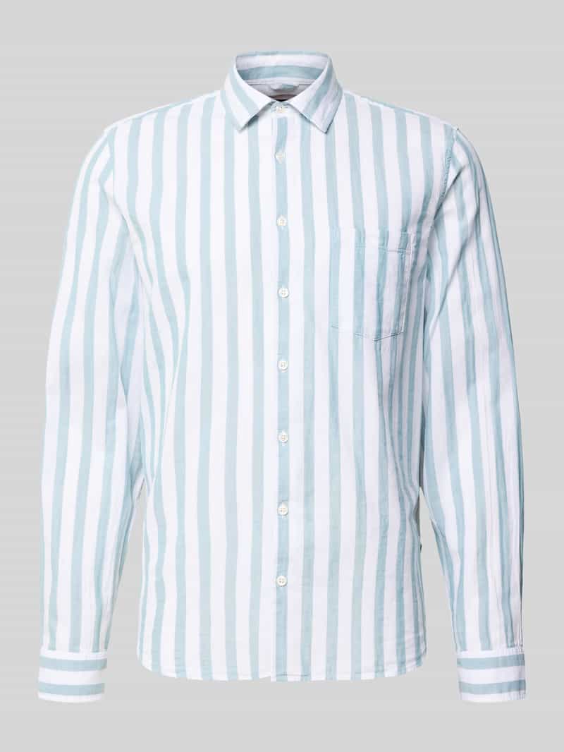 Koszula casualowa regular fit z kołnierzykiem typu kent