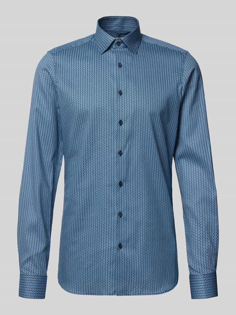 Koszula biznesowa o kroju body fit z bardzo długim rękawem