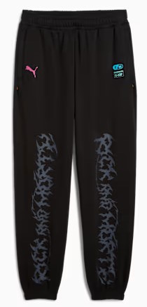 spodnie dresowe męskie PUMA HOOPS X RICK AND MORTY SWEAT PUMA BLACK
