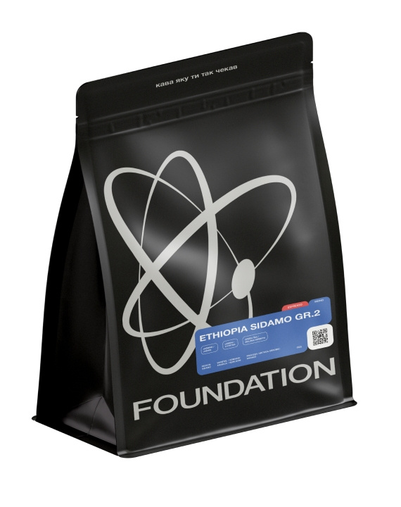 Kawa ziarnista Foundation Coffee Roasters Ethiopia Sidamo Gr.2 Espresso 1kg