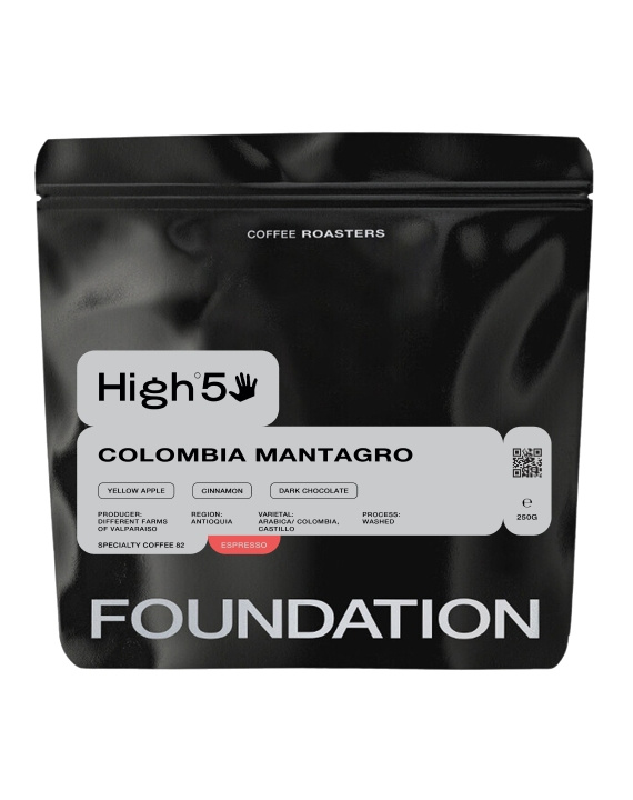 Kawa ziarnista Foundation Coffee Roasters High5 Colombia Mantagro ESPRESSO 250g