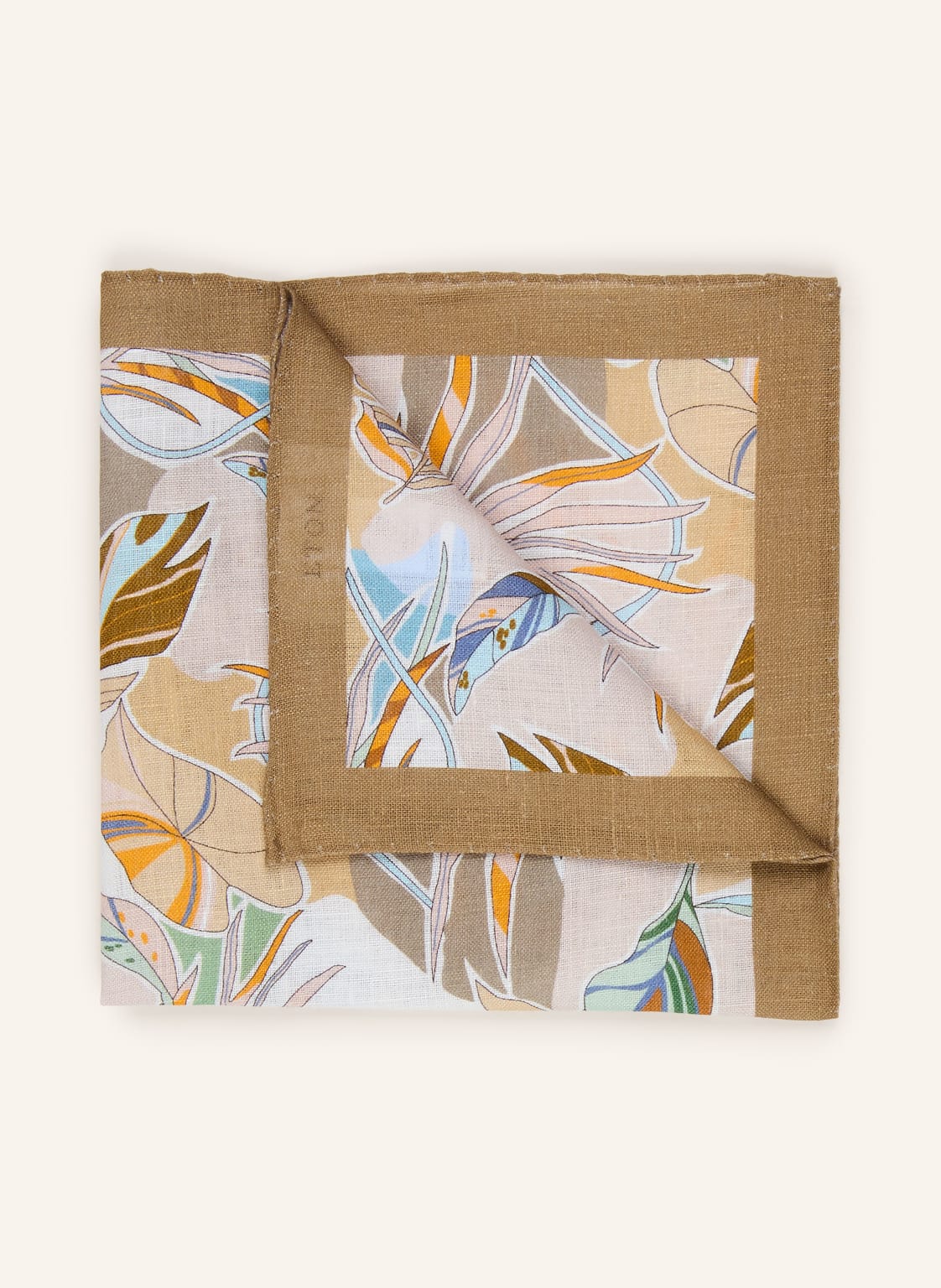 Eton Poszetka Lniana beige