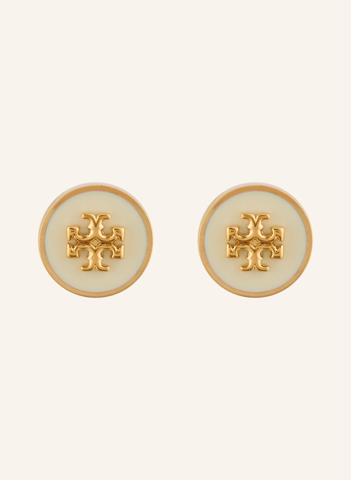 Tory Burch Kolczyki Na Sztyft Kira Enamel gold